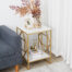 Quadro Side Table Gold