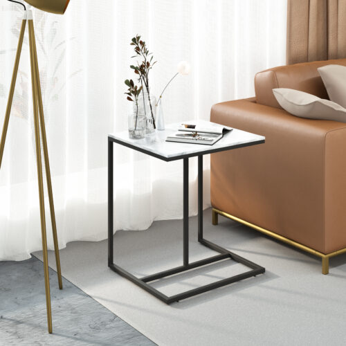 Fianco Side Table and flower vase on it