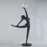 A ballerina lamp which is shape of man holding lights